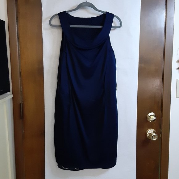 NWOT STUDIO ONE NEW YORK LACE SHEATH DRESS/ SIZE 18 - Picture 12 of 13